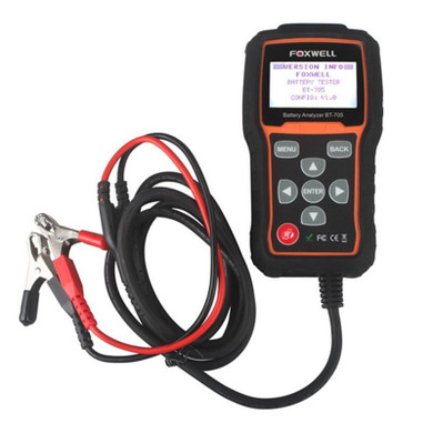 Car Battery Tester 12V Capacity Digital Meter Voltage Detect Bad Car Cell Battery Foxwell BT705 100 to 2000CCA Russian Language