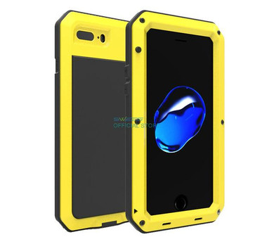 IPX3 Cell Phone Case Luxury Shockproof Waterproof Powerful Aluminum Gorilla Glass Metal Cover For iPhone 7 5 5s SE 6 6s Plus