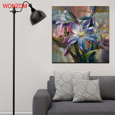 Lily Flower DIY Painting By Numbers - Unframed Home Decor