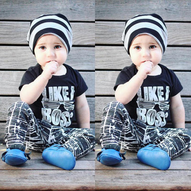 LIKE A BOSS Kids T-Shirt & Geometry Leggings Set