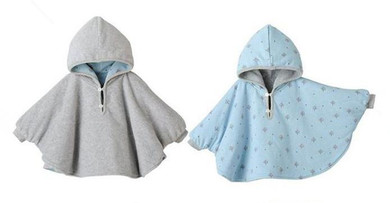 2018 Quality 3 colors baby Cloaks Bebe Jackets babies rompers infant clothing Hooded Coats Two-sided outerwear