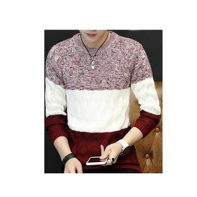 2018 New Sweater Men Autumn Hot Sale Top Design Patchwork Cotton Soft Quality Pullover Men Oneck Casual Brand Clothing