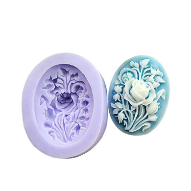 Rose-Shaped Confectionery Molds for Cake Decoration | Versatile Kitchen Tools for Chocolate, Soap, and Plaster Crafting