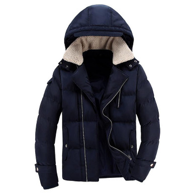 Field Base Men Winter Parkas Casual New Hooded Thick Padded Jacket Zipper Slim Men Coats Men Parka Outwear Warm Male Jackets