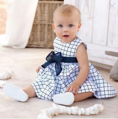 Summer Baby Dresses 2017 New Casual Newborn Dress for Babies Sleeveless Vest Baby Girls Clothes with Sashes
