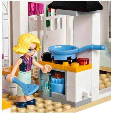 Stephanie House 622pcs Bricks Compatible With Legoing Friends For Girl 41314 Hotel Model Blocks Lepin 01014 Girl Birthday Gift
