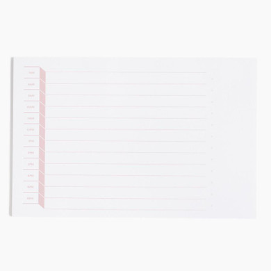 Daily Desk Pad in Rose