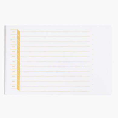 Daily Desk Pad in Marigold