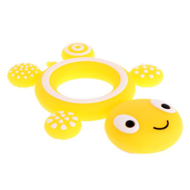 Cute Tortoise Baby Teether Kids Food Grade Silicone Soother Teether Teething Pacifier