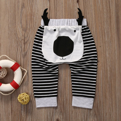 Cute Toddler Baby Harem Pants Boys Girls Cartoon Bottoms Pants Leggings Trousers 0-2T