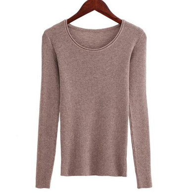 VELALISCIO Halter knitted Sweater Autumn Winter Pullover Women Tops Slim V Neck Women Sweaters And Pullovers Casual Pull Femm