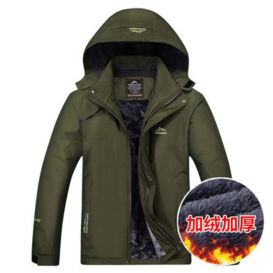 UNCO&amp;BOROR new 2018 Warm Outwear Winter Jacket Men Windproof waterproof Hood Men Jacket Warm Men Parkas coat size M~3XL 4XL 5XL