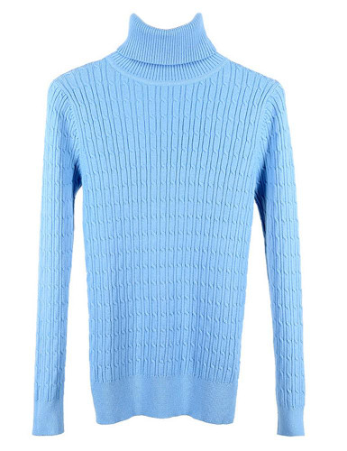 ANSELF 2018 Winter Women Twist Knitted Sweater Solid Christmas Turtleneck Sweater Long Sleeve Slim Pullover Jumper Knitwear Top