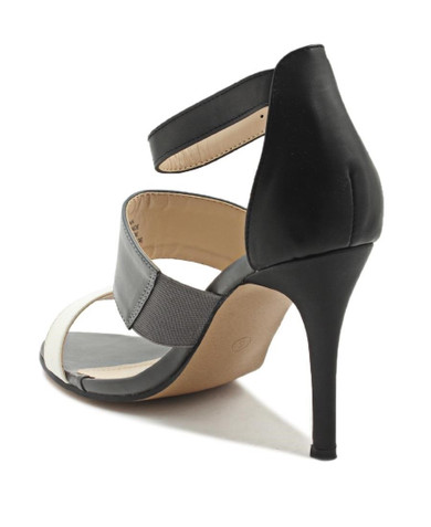 Ankle Strap Heel - Grey