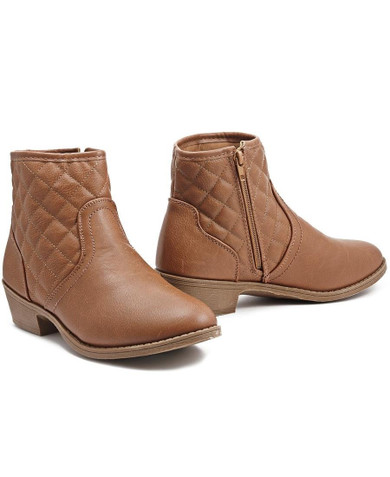Ankle Boots - Tan