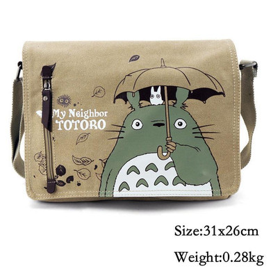 Anime My Neighbor Totoro Canvas Messenger Shoulder Bag Cosplay Collection