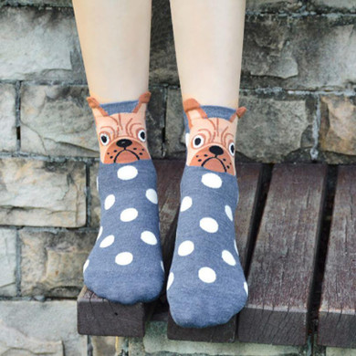 Animals Cartoon Socks Women Cat Footprints Cotton Socks Floor cute socks for dogs Casual Meias Fashion Comfortable Sock 2018