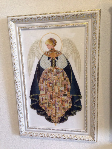 Angel (3) cross stitch kit DIY hand embroidery set craft handmade needlework cross-stitching DMC color Dreamfounder