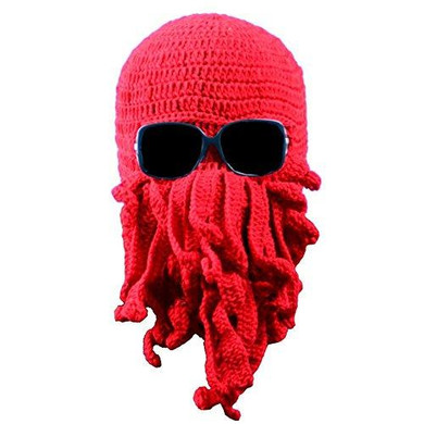 BomHCS Tentacle Octopus Cthulhu Knit Beanie Hat Cap Wind Mask