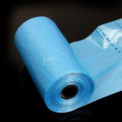 Blue 40 Rolls Pet Poop Bags Dog Cat Waste Pick Up Clean Bag a Roll of 15 Bags