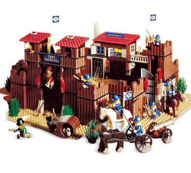 Blocks 33001 Genuine Building Series The Idian Cowboy`s Castle Set Educational Building Blocks Bricks Toys Compatible 6769 Toys