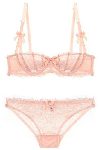 Pretty Mary Women Half Cup Bra See Though Lace Bra and Panties Sets Sexy Lingerie Temptation Lace Underwear A B C D Cup Pretty Mary Women Half Cup Bra See Though Lace Bra and Panties Sets Sexy Lingerie Temptation Lace Underwear A B C D Cup