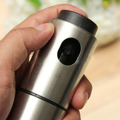 Practical Stainless Steel Olive Mister Pump Spraying Bottle Sprayer Can Oil Jar Pot Tool