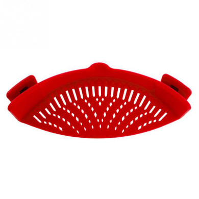 Practical Home Restaurant Kitchen Safe Silicone Food Strainer Portable Space-saving Size Funnel Strainer Cooking Accessories