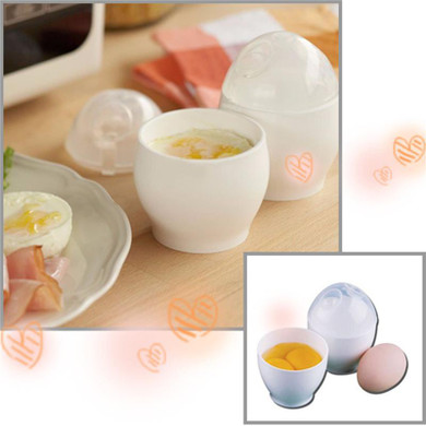 PP Plastic Microwave Egg Cooker Egg Boiler (Price for 1 Piece)