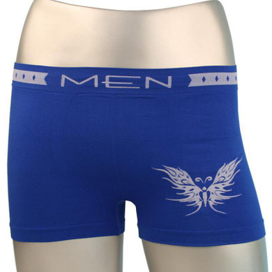 2017 New Hot Men Boxers Sexy Men's Underwear Polyester-cotton 8 Colors Butterfly Pattern Soft And Elastic Seamless Flat shorts