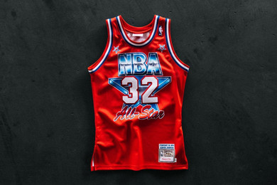 M&N Johnson 91 All Star Jersey - Red