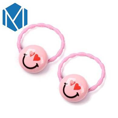 M MISM New 1pair Girls Hairband Gum for Hair Accessories Kids Rope Hair Bands Ponitail Holder Scrunchy Elastic Rubber Band