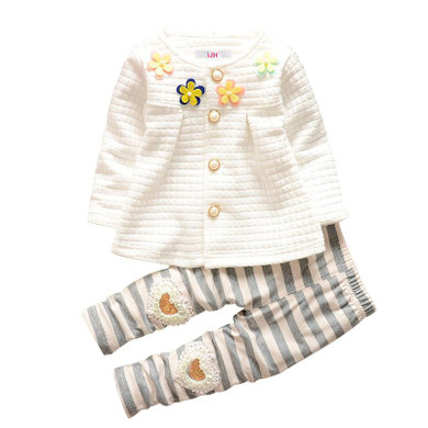 LZH Newborn Clothes 2017 Autumn Winter Baby Girls Clothes Set Cardigan+Pants 2pcs Baby Girls Outfits Suit Kids Infant Clothing LZH Newborn Clothes 2017 Autumn Winter Baby Girls Clothes Set Cardigan+Pants 2pcs Baby Girls Outfits Suit Kids Infant Clothing
