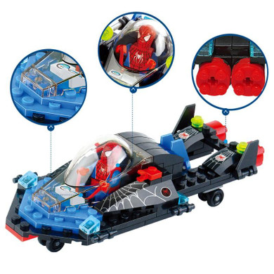 LXHZS Super Heroes Spiderman Fighter Building Blocks Compatible With all brand Spiderman Marvel Bricks Christmas Gift