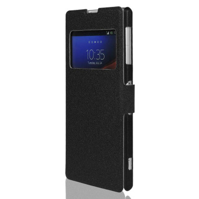 Luxury Texture Leather Standing Phone  Cover Case For Sony Xperia Z1 Magnetic Flip case For Sony Xperia L39H C6902 C6903 C6906