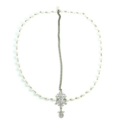 Draping Pearls Chain Headpiece