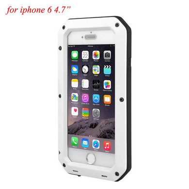 Luxury Shockproof Waterproof Case Cover for iPhone SE/5s/6s/6 plus Protective Aluminum Gorilla Glass Metal Cover Cell Phone Case