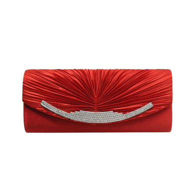 Luxury Satin Rhinestone Pleated Shining Women Evening Clutch Bag Ladies Day Clutch Bridal Handbag Wedding Party Bags Bolsa Mujer Luxury Satin Rhinestone Pleated Shining Women Evening Clutch Bag Ladies Day Clutch Bridal Handbag Wedding Party Bags Bolsa Mujer