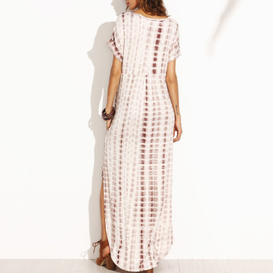 Maternity Side Slit Maxi Dress