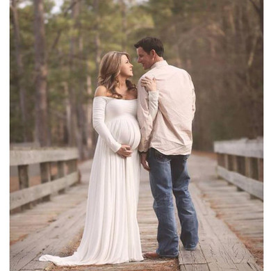 Maternity Dresses For Photo Shoot Long Chiffon Dress Maternity Photography Props Pregnancy Clothes For Pregnant Women Royal