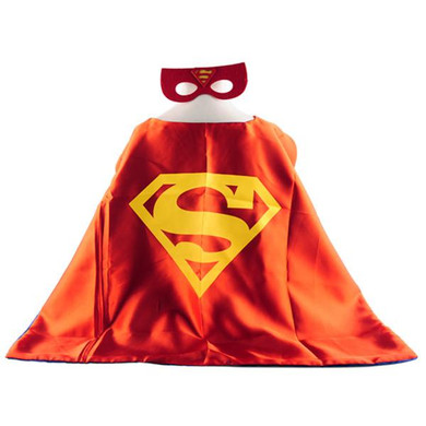 Mask+cape superman spiderman kids superhero capes batman superhero costume suits for boys girls for party
