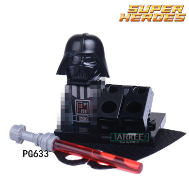 Star Wars Darth Vader With Red Lightsaber Super Heroes Building Blocks Sets Children Classic Models Bricks Toys For Kids Gift