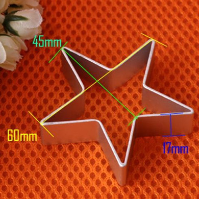 Star Shaped Aluminium Mold Sugarcraft Biscuit Cookie Cake Pastry Baking Cutter Mould Tool pastry tools baking tools for cakes