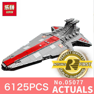 Star Destroyer Wars LegoINGly 6125Pcs Lepin 05077 Classic ucs Republic Cruiser funny Building Blocks Bricks Toys Model Gift