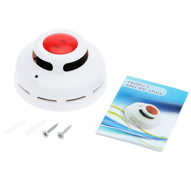 Standalone Photoelectric Smoke Detector Fire Alarm Sensor Sound Flash Alarm Warning Smoke Test For Indoor Home Safety Security