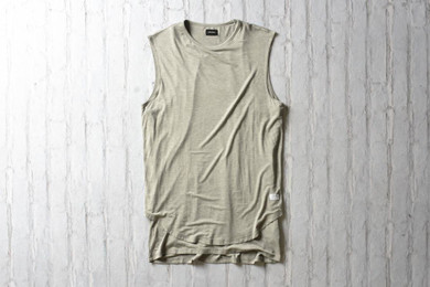 STAMPD Double Layer Scallop Tank - Grey