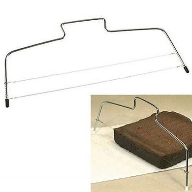 Stainless Wire Cake Slicer Adjustable Pizza Cutter Trimmer Dough