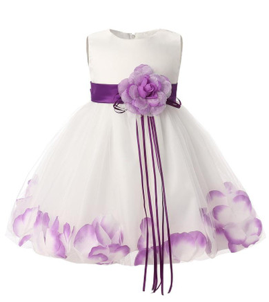 2017 New Flowers Dress for Girls for Wedding and Party Summer Baby Princess Party Clothes Kids Dresses for Girl Infant Costume