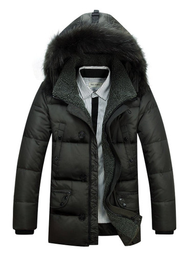 2017 New Fashion Warm Winter DOWN Jacket Men Mid-length Hooded Parkas Hombre Plus Size Campera Hombre Invierno Thick Overwear