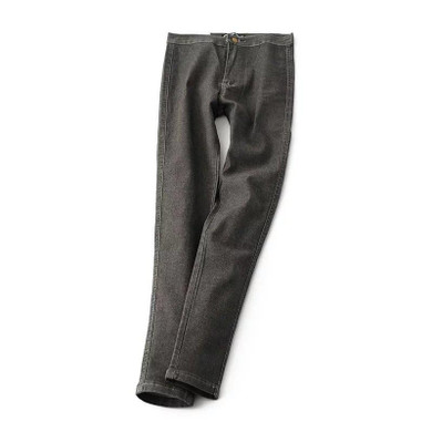 High Waist High Elastic Jeans Women Hot Sale American Style Skinny Pencil Denim Pants Trousers Fashion Vaqueros Mujer Black grey